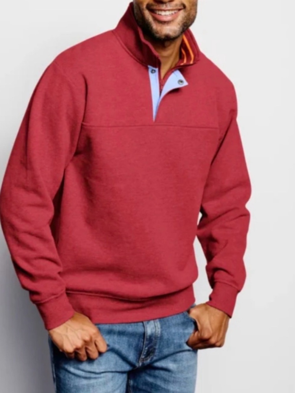 Orvis Men's 1/2 zip pullover fleece XL